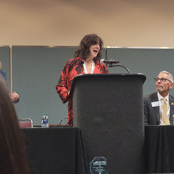 Food Brigade President Karen DeMarco honored by New Jersey Realtors