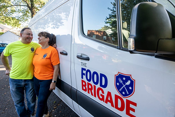 Carmine DeMarco and Karen DeMarco, co-founders of The Food Brigade