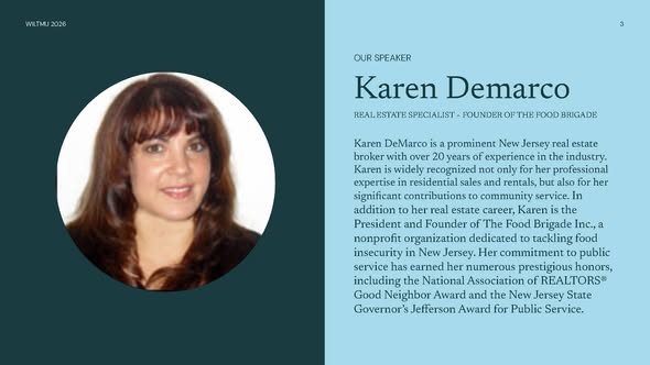 Food Brigade President Karen DeMarco gives presentation to women leaders in Toronto
